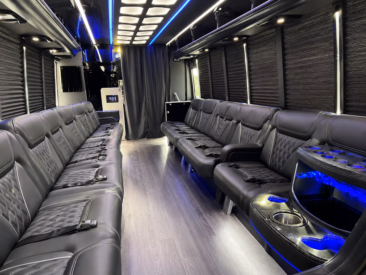 bus rentals for charlotte corporate sporting events and client entertainment