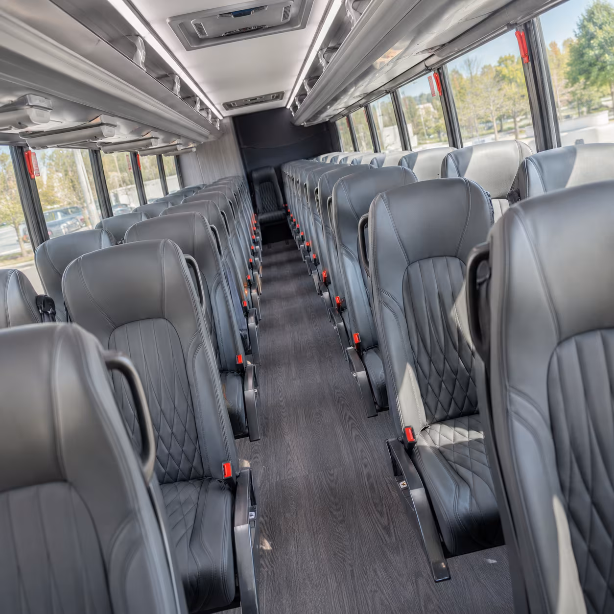charlotte 30 passenger minibus inside