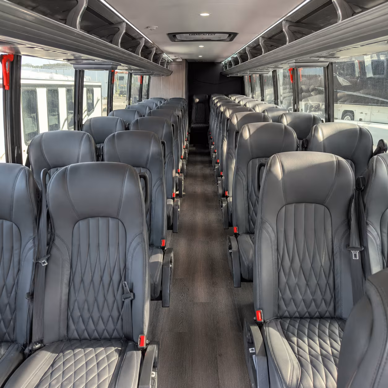 charlotte 30 passenger minibus interior