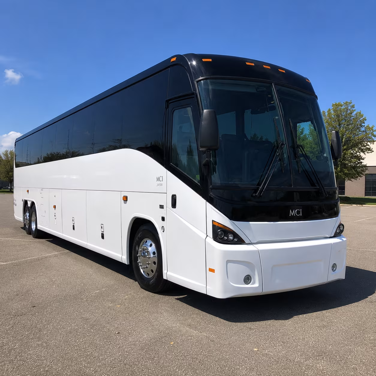 charlotte 45 passenger charter bus