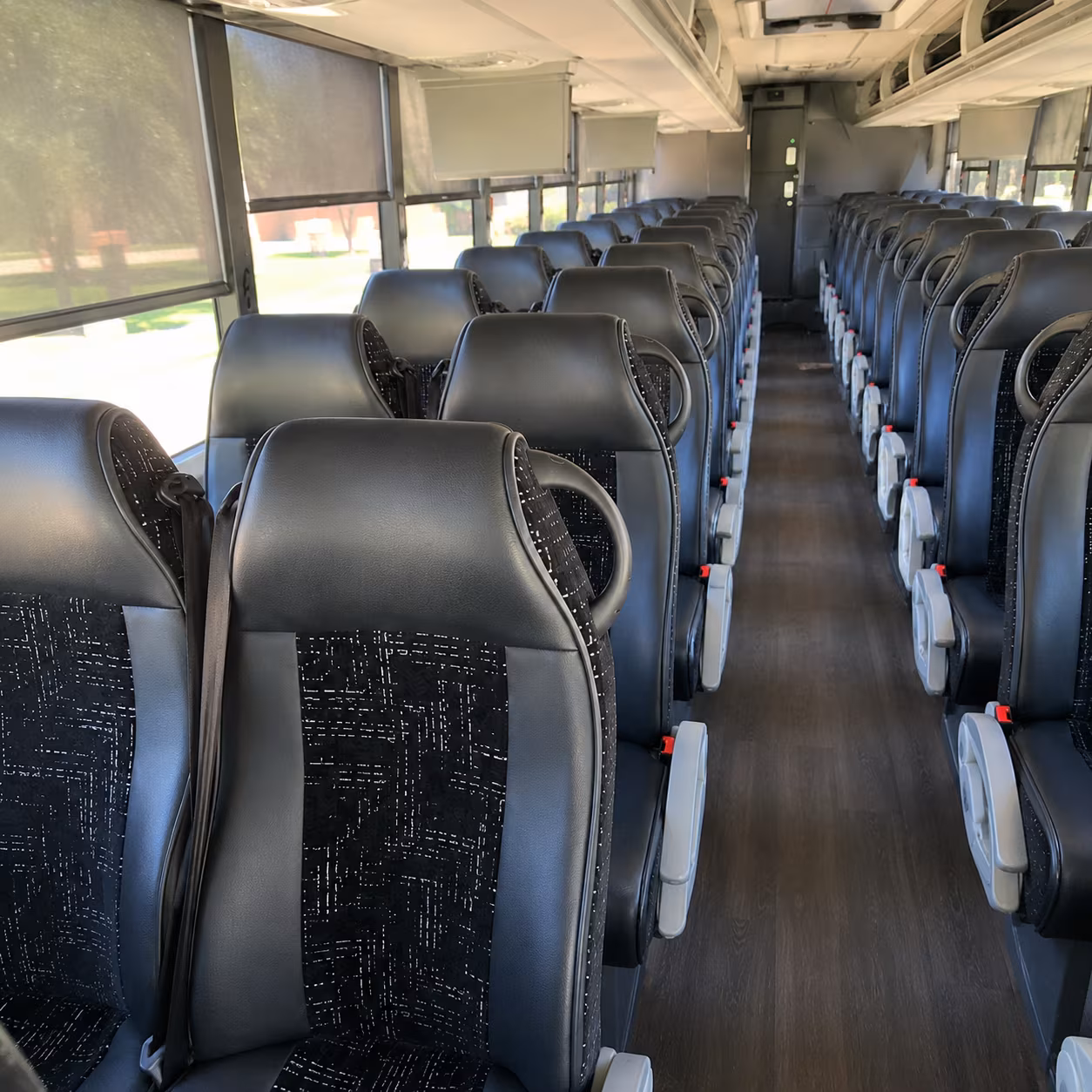 charlotte government military charter bus rental