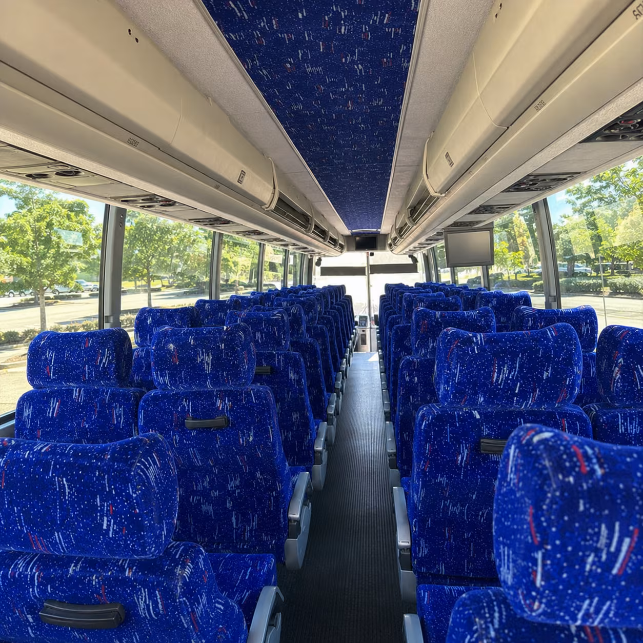 charlotte long distance charter bus rental
