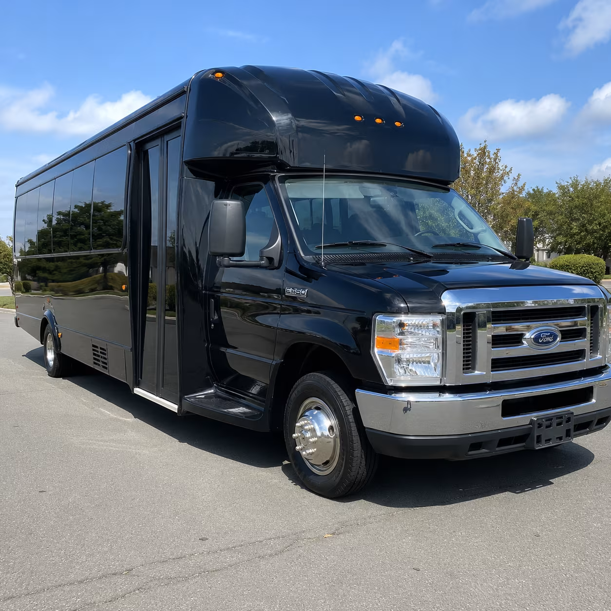 charlotte night town party bus rental