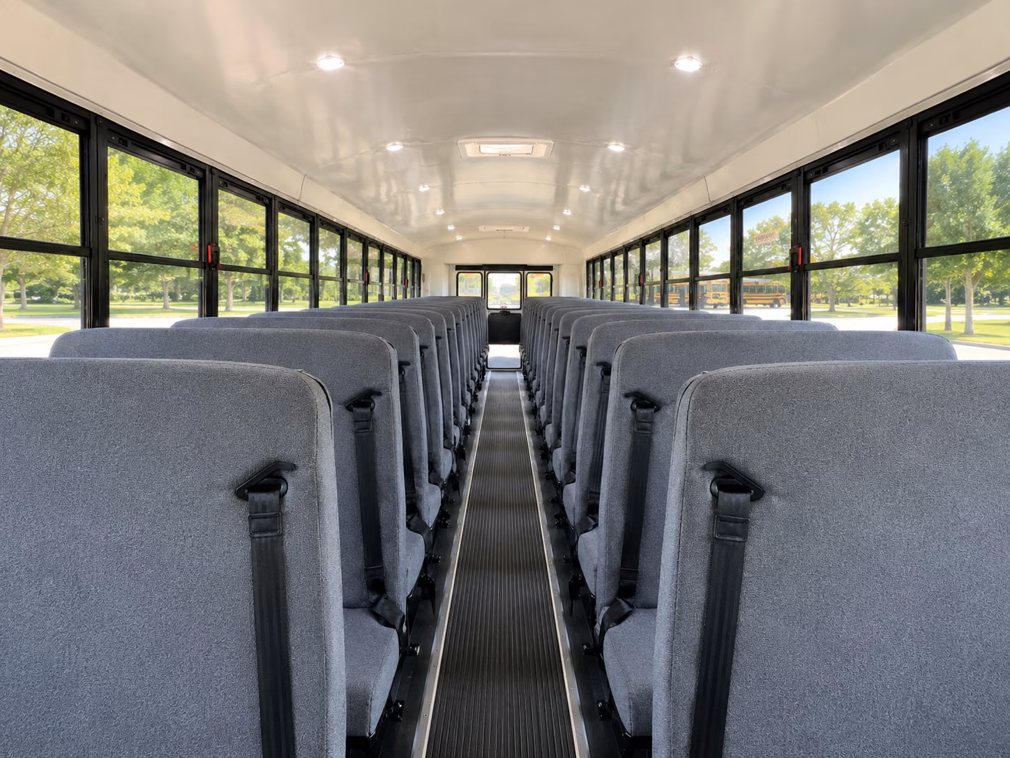 charlotte school bus inside