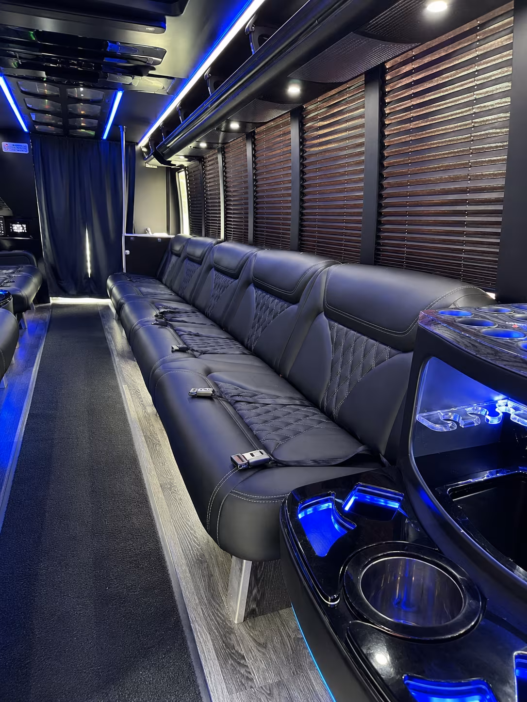 charlotte sporting event party bus rental