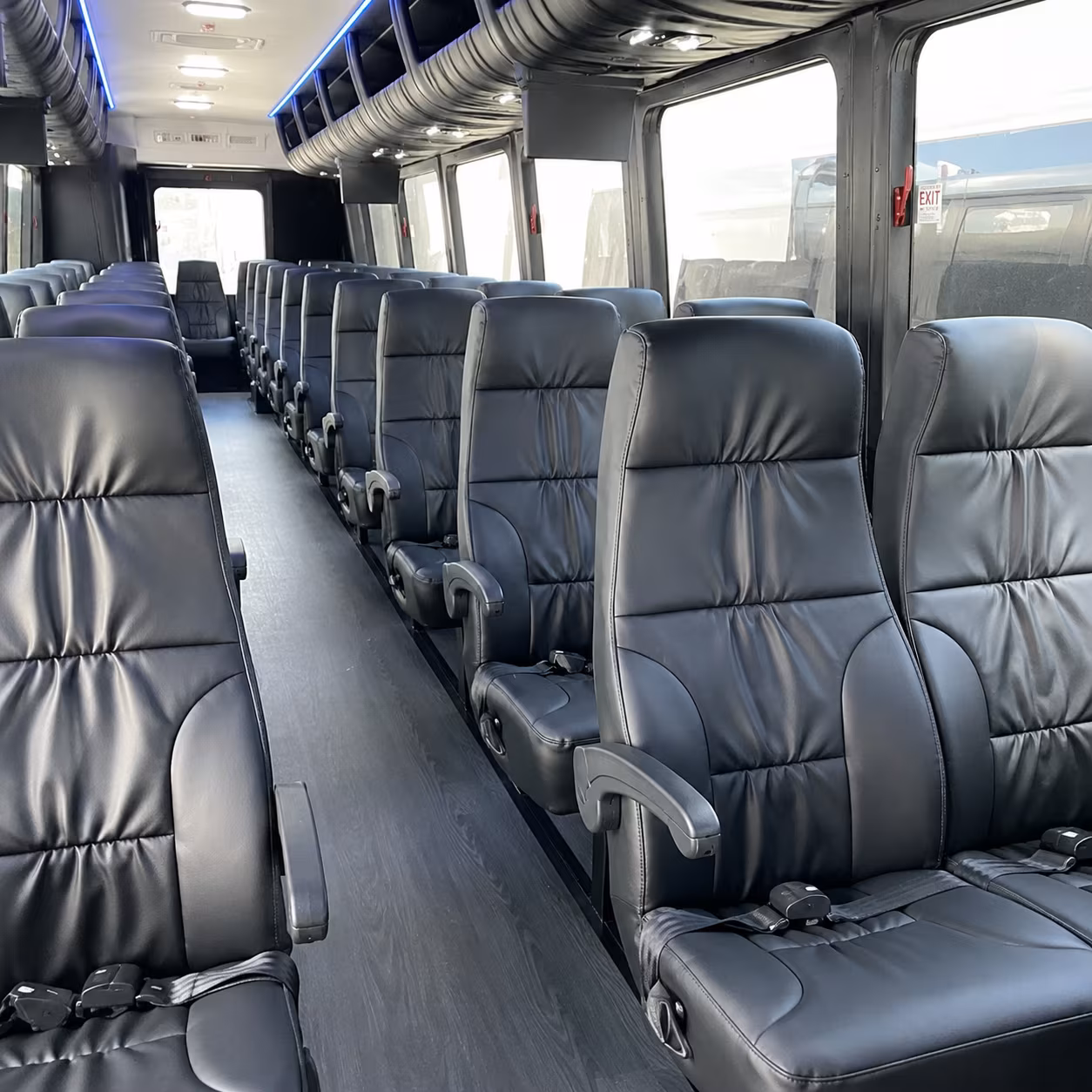 charlotte sporting event transportation onboard seating