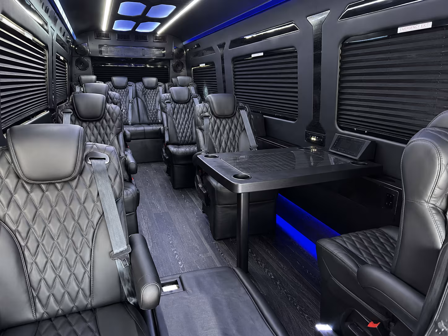 charlotte sprinter van with driver inside