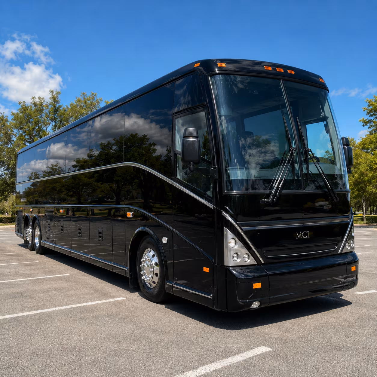charlotte wedding charter bus rental